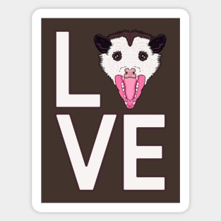 I Love Possums Sticker
